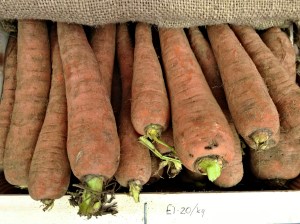 Organic carrots