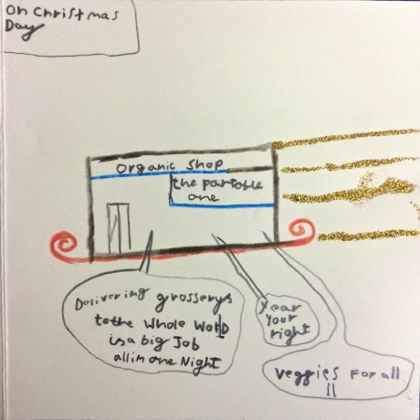 Bruton Wholefoods Christmas card